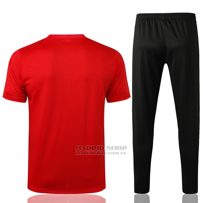 Chandal del Paris Saint-Germain Manga Corta 2021-2022 Rojo